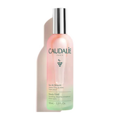 Caudalie's Beauty Elixir vegan hydrating face mist with green grape and orange blossom water for radiant, dewy skin and pore tightening