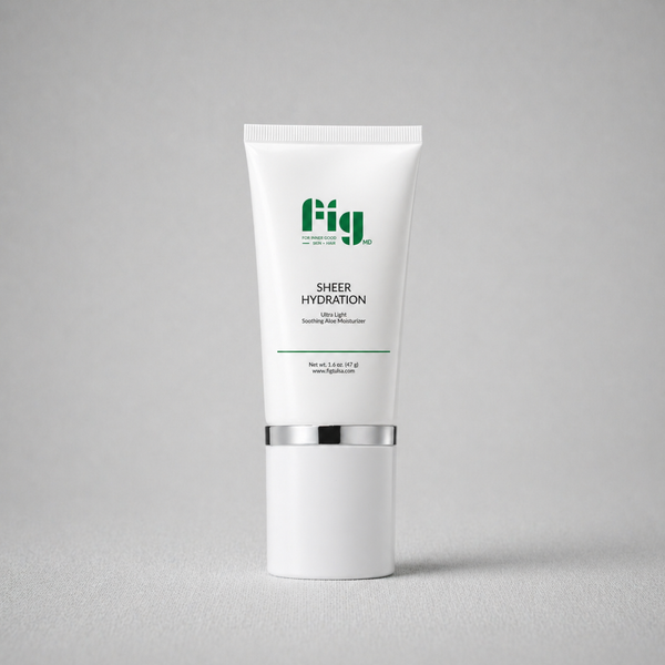 Fig MD Sheer Hydration lightweight moisturizer for sensitive skin with antioxidants and oil-free hydration