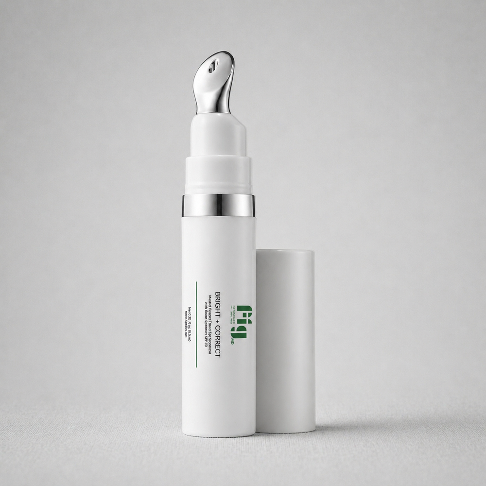 Fig MD Bright + Correct mineral eye treatment with SPF 50+ for dark circles and anti-aging protection