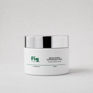 Fig MD Brightening Antioxidant Pads with Kojic Acid and Arbutin for even skin tone and antioxidant protection