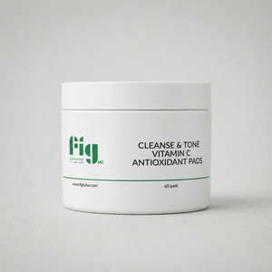 Fig MD Cleanse + Tone Vitamin C Pads for refreshing and toning skin with antioxidants