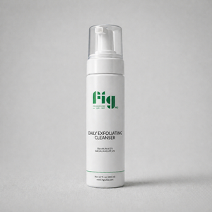Fig MD Daily Exfoliating Cleanser bottle with Glycolic and Salicylic Acid for smooth, acne-prone skin