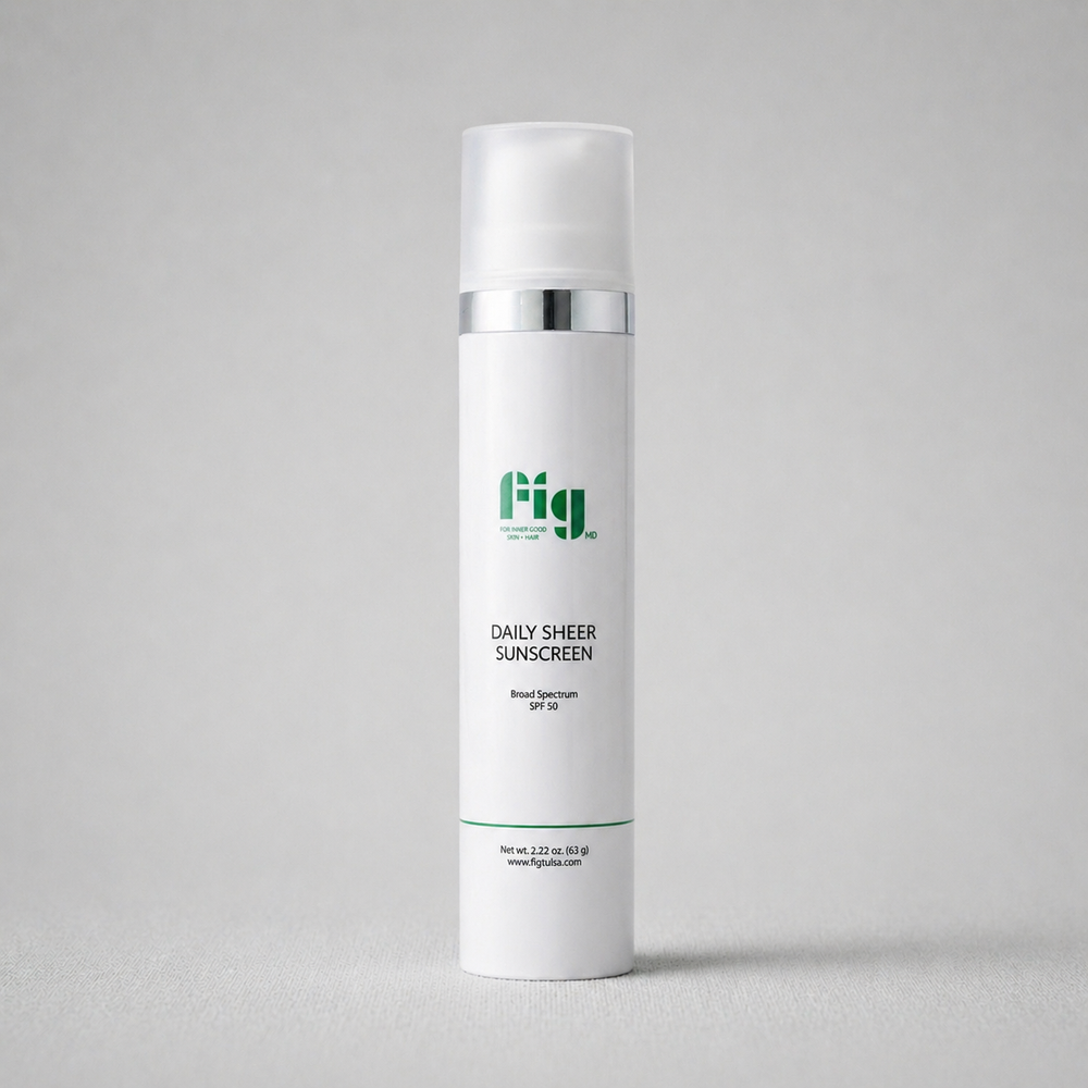 Fig MD Daily Sheer Sunscreen SPF 50 mineral sunscreen with niacinamide hydration and brightening effects