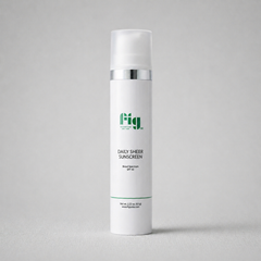 Fig MD Daily Sheer Sunscreen SPF 50 mineral sunscreen with niacinamide hydration and brightening effects