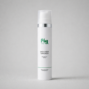 Fig MD Daily Sheer Sunscreen SPF 50 mineral sunscreen with niacinamide hydration and brightening effects
