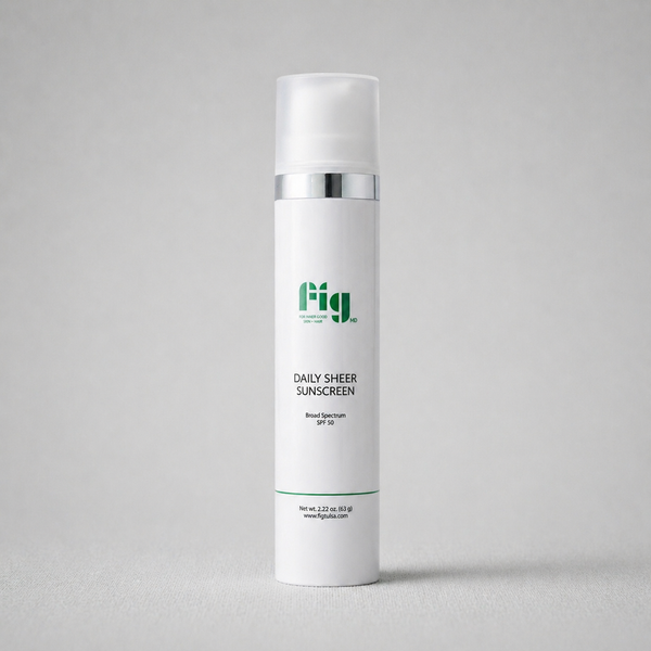 Fig MD Daily Sheer Sunscreen SPF 50 mineral sunscreen with niacinamide hydration and brightening effects