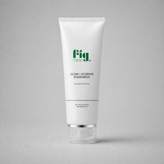 Fig MD Glow + Hydrate Sunscreen SPF 50+ with antioxidants and hydration benefits