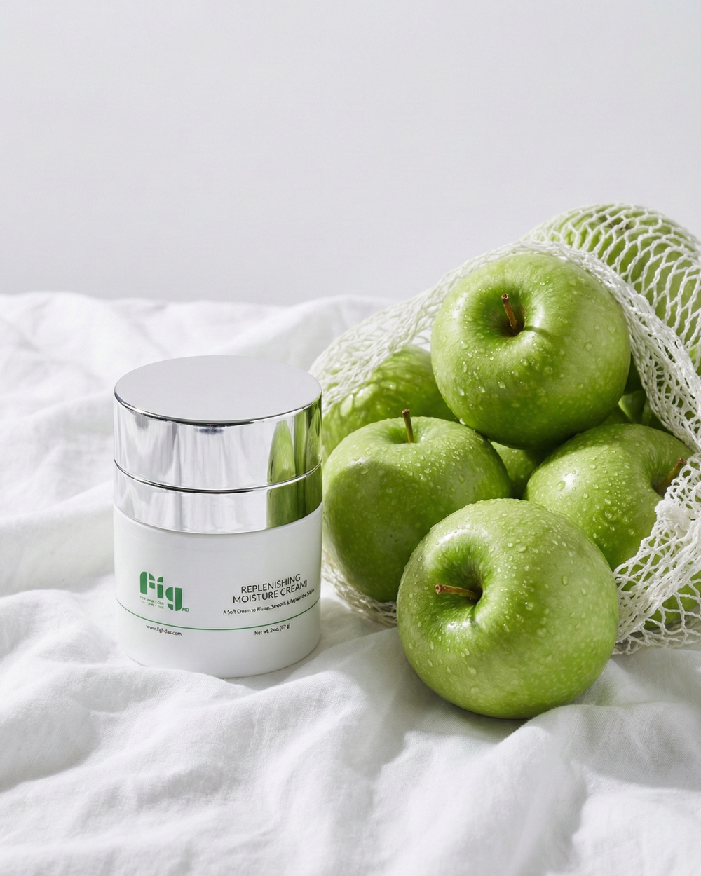 Fig MD Replenishing Moisture Cream jar for deep hydration and age-defying skin benefits