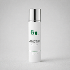 Fig MD Mineral Tinted Primer Sunscreen SPF 50 with universal tint and mattifying effect for acne-prone and rosacea skin