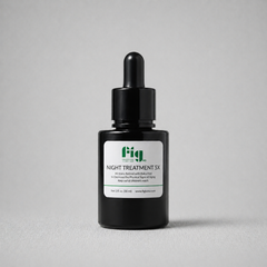 Fig MD Retinol Night Treatment serum bottle with natural ingredients for anti-aging and skin radiance