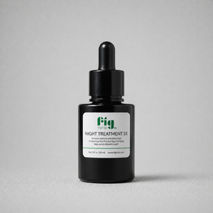 Fig MD Retinol Night Treatment serum bottle with natural ingredients for anti-aging and skin radiance