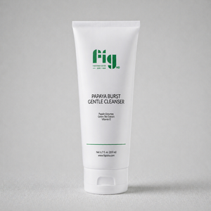 Fig MD Papaya Gentle Cleanser with papaya enzymes, green tea, and vitamin E for gentle exfoliation and calming sensitive skin