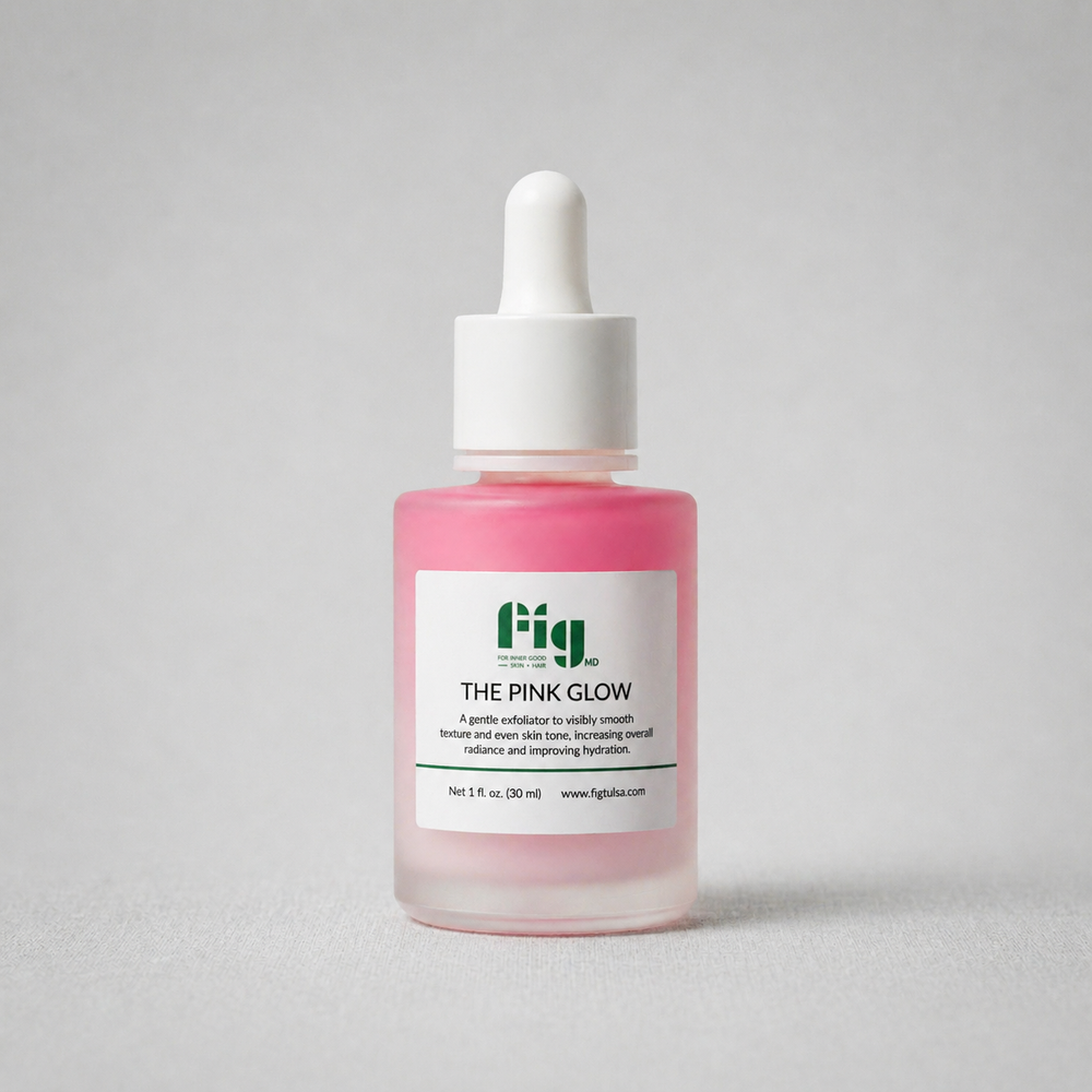 Fig MD The Pink Glow Lactic Acid Resurfacing Serum for smoother, hydrated skin