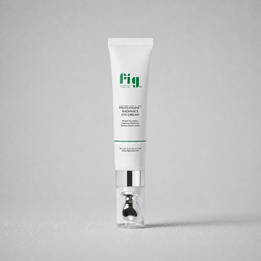 Fig MD Protexidine Radiance Eye Cream with cooling metal applicator for firming, brightening, and reducing wrinkles around eyes