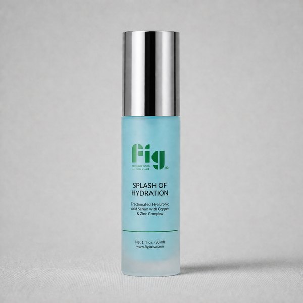 Fig MD Splash of Hydration serum bottle with hydrating skin benefits and anti-aging properties