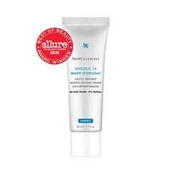 SkinCeuticals Glycolic 10 Renew Overnight nighttime glycolic acid cream for cellular turnover and glowing skin