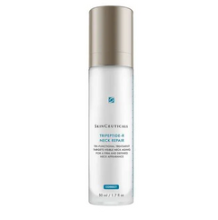 SkinCeuticals Tripeptide-R Neck Repair retinol treatment for visible neck aging in dry, normal, oily, and combination skin types.